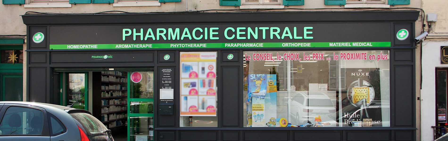 Pharmacie CENTRALE - Image Homepage 1